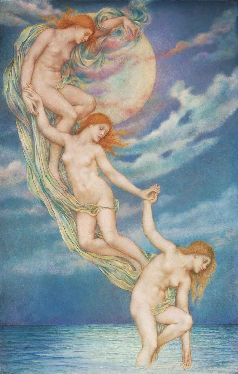 Evelyn de Morgan - Raggi di luna, National Trust, Wolverhampton